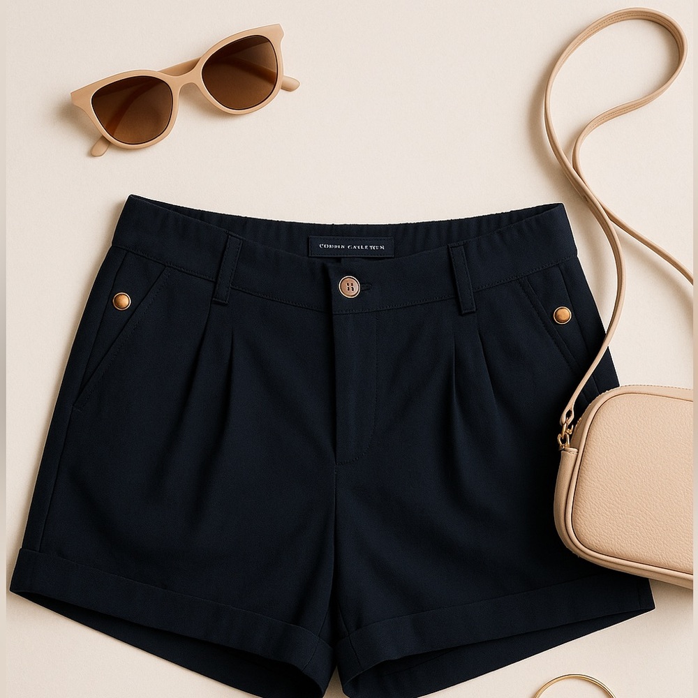 Tommy Hilfiger Navy Blue Shorts – Size S (Fits M) NWT